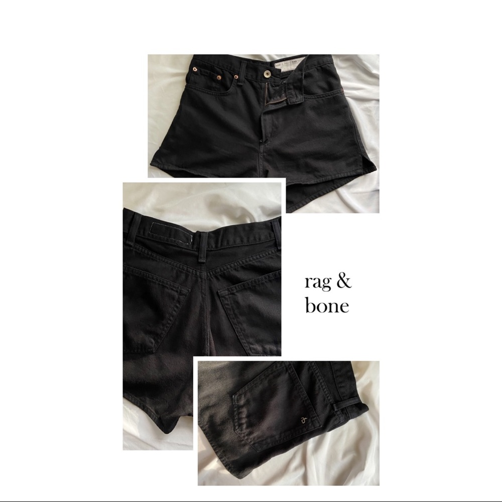 Rag & Bone Black Shorts